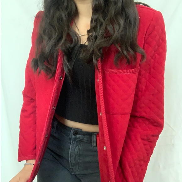 Red Vintage Blazer - Picture 2 of 4